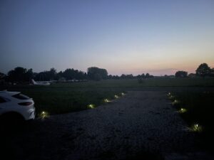 Abendstimmung mit Cessna